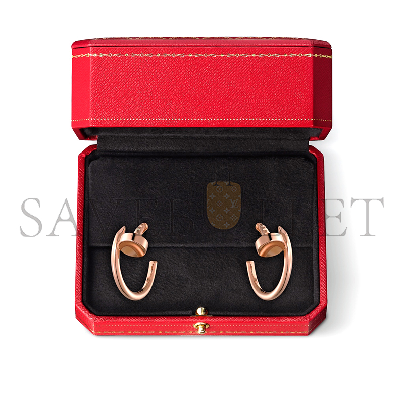 CARTIER JUSTE UN CLOU HOOP EARRINGS, SMALL MODEL B8301234